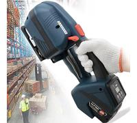 Machine à cercler électrique, machine à cercler à chaud portative, outil de cerclage par soudage électrique pour PP/PET, alimenté par batterie, machine à cercler électrique pour emballage ( 1battery)