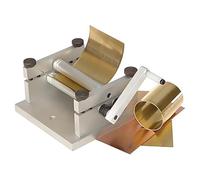 Machine à cintrer Les métaux - Mini rouleuse à tôle pour Le laminage de précision DIY de métaux tendres comme Les Tubes en Laiton et en cuivre