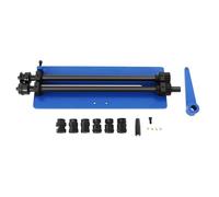 Machine à cintrer manuelle 460 mm Bead Roller avec 6 outils de laminage (0,16-0,3 "), machine à évaser pour le travail de la tôle en acier et aluminium, pour établi et construction de carrosserie