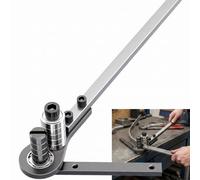 Machine à cintrer manuelle à 5 roulements pour fil d'acier de 1 à 4 mm pour tôle de cuivre plate (2,5 mm)