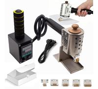 Machine à colle thermofusible, 150 W, poussée manuelle avec température réglable de 50 à 300 ℃, comprend un seau de rangement de colle pour la fabrication de sacs, facile à utiliser, design à rouler
