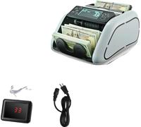 Machine à compter les billets, vitesse 1 000 billets/min, double détection des contrefaçons, gris