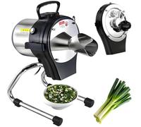 Machine à couper et émincer les oignons nouveaux, Trancheuse à légumes | Découpeuse électrique pour oignons nouveaux, Appareil découpe de légumes, Épaisseur de 1 à 5 mm(W/multi-hole feed port)