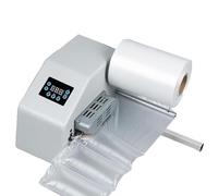 Machine à coussin d'air pour emballage - Mini gonfleur avec thermoscellage, 16 m/min, système d'amortissement de film à bulles pour petites entreprises, commerce électronique, entrepôt