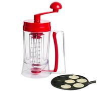 Machine à crêpes manuelle - Distributeur de pâte à crêpes de 900 ml avec étiquette de mesure | Distributeur de pâte à gâteau, verseur, gaufres pour