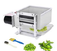 Machine à décortiquer les pois, éplucheur de haricots électrique avec sortie de 10 à 25 kg/h, broyeur de haricots en acier inoxydable 80/120 tr/min pour un épluchage et un décorticage efficaces