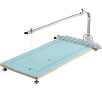 Machine à découper la mousse Cutter à fil chaud pour mousse Établi à échelle Cutter pour polystyrène Angle réglable pour mousse Éponge KT Board Sculpture sur mousse Modélisation…