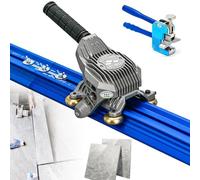 Machine à découper les carreaux, outil de coupe manuel 2,2/2,3/3/3,8M avec couteau poussoir pour carreaux et pince, adapté aux dalles de pierre de 4 à 18 mm pour céramique porcelaine 2.3m