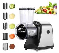 Machine à découper les légumes électrique, 250 W, 5 fonctions, en acier inoxydable