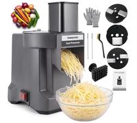 Machine à découper les légumes électrique, 3 lames, 100 W, 220 V, 4,3 kg