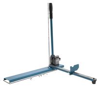 Machine à découper les rails, coupe de précision, construction robuste, bleu