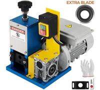 VEVOR Machine à Dénuder Électrique 180 W 1,5-25 mm Pince à Dénuder Electrique avec Lame Haute Efficacité de Dénudage Outil pour Recycler Fils de Cuivre/Enlever Isolant en plastique Caoutchouc des Fils