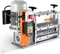 Machine à dénuder automatique, dénudeur de câbles électrique motorisé 0,06''-1,57'', 750 W, dénudeur de fils 98 ft/min avec référence de profondeur de dénudage visible, 10 canaux pour le recyclage des