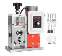 VEVOR Dénudeur de câbles électrique automatique 1,5–40 mm 400 W Lames 64Mn Rouleaux 45# 15 m/min