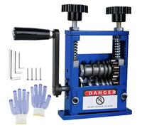 Machine à dénuder de câbles - Dénudeur de câbles - Fonctionnement par perceuse - Pour câbles en cuivre de 0,3 à 1,7 cm de diamètre - Mobile - Couleur : bleu