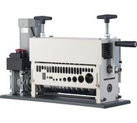 Machine à dénuder les fils électriques, 1,5-40 mm, dénudeur automatique de câbles en cuivre à 11 canaux, outil à dénuder les fils de 370 W avec mode manuel à manivelle, bouton d'arrêt d'urgence, pour