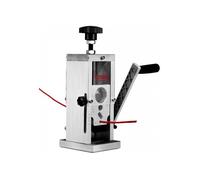 Machine à dénuder manuelle 1 5 à 40 mm manivelle connectable à une perceuse pour recyclage de cuivre et câbles