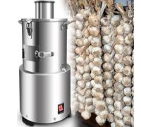 Machine à éplucher l'ail entier, séparateur d'épluchage de gousses d'ail professionnel électrique avec radiateur, éplucheur d'ail automatique en acier inoxydable, pour usage domestique/commercial