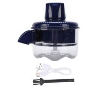 Machine à éplucher les raisins électrique, multifonctionnelle, avec 6 lames, éplucheuse automatique pour fruits et légumes, couleur bleue