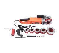 Machine a Fileter Electrique 2300W avec 6 Matrices, Kit de Filetage Portatif pour Tuyaux en Acier Galvanise et Fer, Outil de Plomberie Professionnel avec Boitier de Transport
