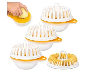 Machine à frites de pommes de terre à faire soi-même pour micro-ondes avec | Machine à frites pour micro-ondes avec trancheuse manuelle, 3 en 1 pour pommes de terre saines, légumes