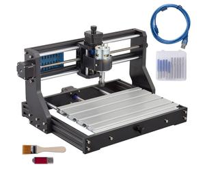 Machine à graver SucceBuy CNC 3018 DIY Pro 300 x 180 x 45 mm, fraiseuse à 3 axes, mini-graveuse avecGRBL et contrôleur hors ligne