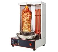Machine À Grill Shawarma, Gril Rotatif Vertical Électrique 3000W avec Rotation À 360°, Température Réglable De 50 À 300 ℃, Machine À Kebab pour Usage Commercial, Cuisine Maison Et Fêtes