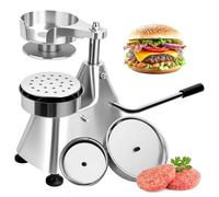 Machine à hamburger avec 500 papiers - Presse à hamburger antiadhésive robuste pour restaurant, cuisine, barbecue - Moule à viande parfait pour de délicieux hamburgers