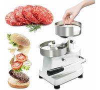 Machine à hamburger commerciale - Presse à hamburger manuelle pour grands hamburgers farcis, outil de barbecue de 10,2 cm, parfait pour une utilisation à la maison ou au restaurant