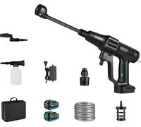 Machine à laver électrique haute pression, puissance 3500 W, outil de nettoyage sans fil 6 en 1, lot de 2 batteries
