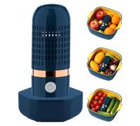 Machine à laver fruits et légumes, purification sans fil, imperméable et rechargeable, purificateur alimentaire domestique de cuisine, pour riz, viande, fruits de mer, salade, préparation des repas