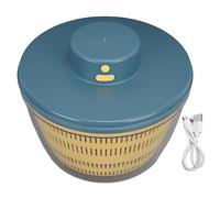 Machine à Laver les Fruits et Légumes, Essoreuse à Salade électrique 4L avec Bol et Passoire, Essoreuse à Laitue Multi-usage, Séchoir à Légumes, Appareil de Nettoyage des Fruits