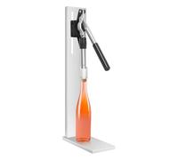 Machine à liège en acier inoxydable pour bouteilles de vin Machine à bouchons avec 2 bouchons POM Hauteur réglable Diamètre de liège approprié : 20-22 mm Longueur du bouchon : 30-44 mm