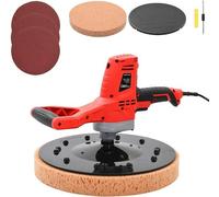 Machine à lisser de surface de 710 W avec disque en plastique, disque en éponge, disques abrasifs et raclette pour béton, pour lisser les surfaces de béton, les sols, les murs et les planchers. Idéale