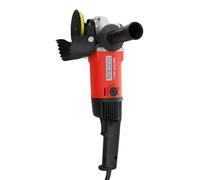 Machine à meuler et à polir - 1400 W - 220 V - 6 vitesses - 800–8100 tr/min - Pour béton, pierre et marbre - Rouge