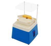Machine à meuler le verre - Outil de meulage manuel - 65 W - 2780 tr/min - Pour marbre, céramique et pierre - 3 meules - Prise EU 220 V - Bleu