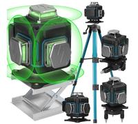 Machine à nivellement automatique multifonctionnelle à 16 lignes et à 3° de précision, avec batterie rechargeable