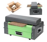 Machine à papier d'emballage en nid d'abeille, déchiqueteuse en carton ondulé pour emballage express et magasin de cadeaux, 325 mm, 110 V, idéal pour emballer des fournitures, déchiquetage respectueux