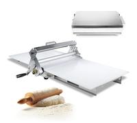 Machine à pâte pour boulangerie, pizza, croissant, rouleau à pâtisserie en acier inoxydable, épaisseur réglable de 0,2 à 2,5 cm, utilisation commerciale