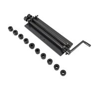 Machine À Perler L'outil D'évasement de 18 Pouces, Rouleau À Billes de Fabrication de Tôle avec 6 Matrices, Kit de Machine de Formage Rotative de Tôles, pour Renforcer les Types de Panneaux