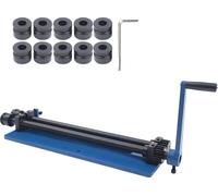 Machine à perler, profondeur des perles réglable, construction en acier durable, bleu