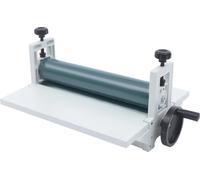 Machine à plastifier - Plastifieuse manuelle à rouleaux froids - Largeur de travail de 36 cm - Sans chaleur - Pour photos, affiches, documents - Blanche