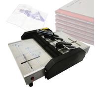 Machine à plier électrique pour brochures A3, manuels, invitations, point d'agrafeuse avec 1000 agrafes 31,5 x 43,9 cm