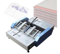 Machine à plier électrique pour brochures A3, manuels, invitations, point d'agrafeuse avec 1000 agrafes 31,5 x 43,9 cm