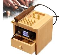 Machine À Plier Le Cuir, Machine Électrique À Border Et À Plier Le Cuir avec Température Réglable De 80 À 480 °c, Poignée Isolée Thermiquement, pour Le Rainurage Et Lindentation des Bords en
