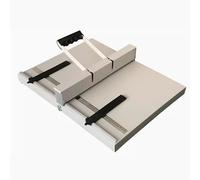 Machine à plier manuelle pour marquer le papier, 350 mm et 450 mm, avec règle de positionnement pour cartes de vœux, brochures, reliure, documents, idéale pour papier photo
