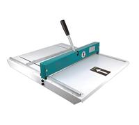 Machine à plisser manuelle pour ligne pointillée, alimentation haute capacité pour 4 feuilles de papier A4 80 g/m², plaque en acier renforcé pour 450 g/m², règle de positionnement à double échelle