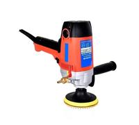 Machine à polir la pierre, Broyeur à eau électrique vitesse variable, ponceuse injection d'eau, polisseuse humide for marbre, granit, béton, pierre, 900 W(Package2)