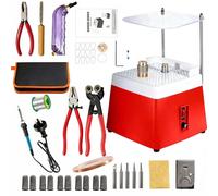 Machine à polir le verre, 220 V, 65 W, 4200 tours/minute, avec accessoires, 34 pièces