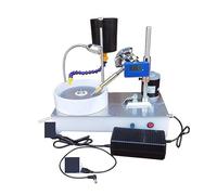 Machine À Polir Les Pierres Précieuses 120W, Petite Machine À Facettes De Jade Pour Bijoux, Affichage Numérique, Machine De Polissage Et D'Affûtage Pour Outils Et Équipements ，Silver Digital display